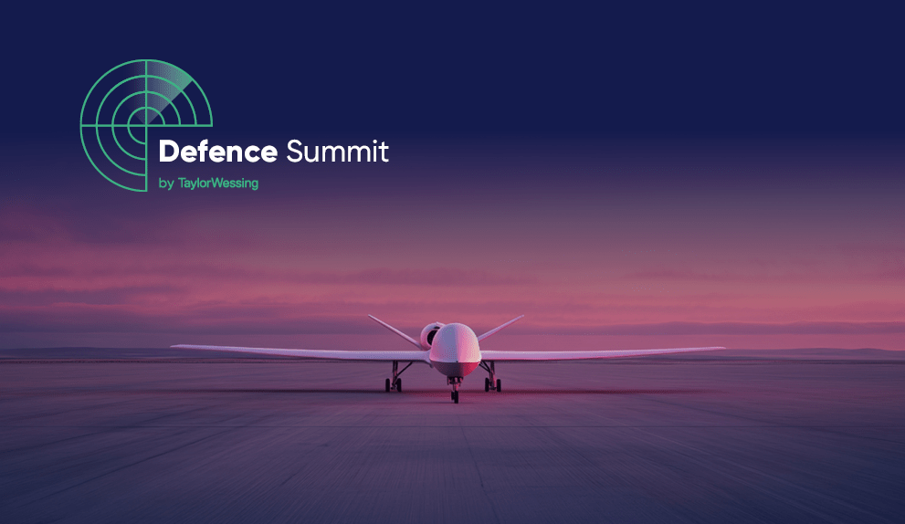 Munich Defence Summit Banner | Taylor Wessing