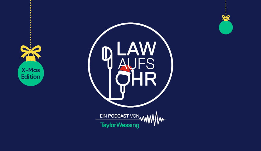 Law aufs Ohr Christmas Edition Banner NGOs und ProBono Arbeit