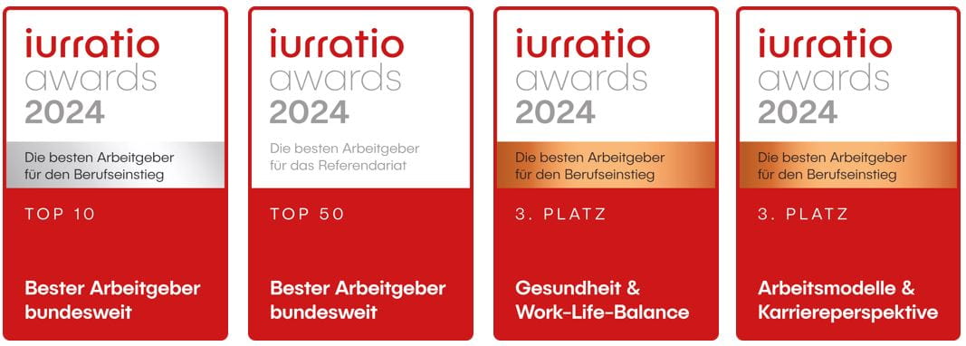 Auszeichnungen bester arbeitgeber Taylor wessing