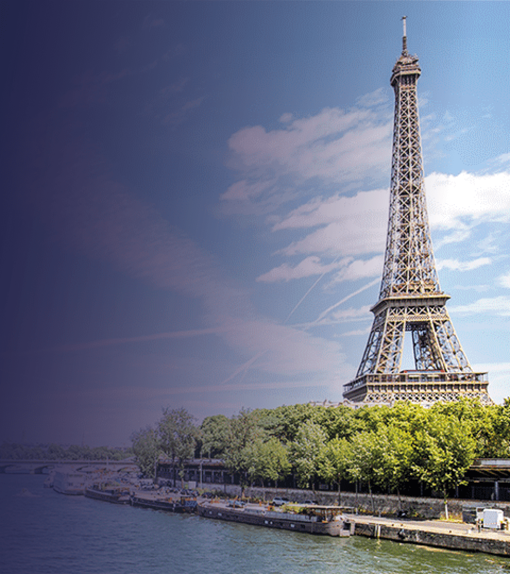 Siene and Eiffle Tower