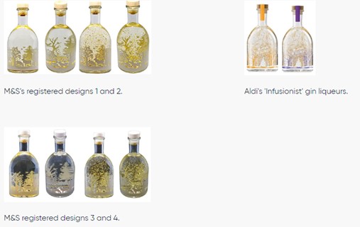 M&S and Aldi gin globes