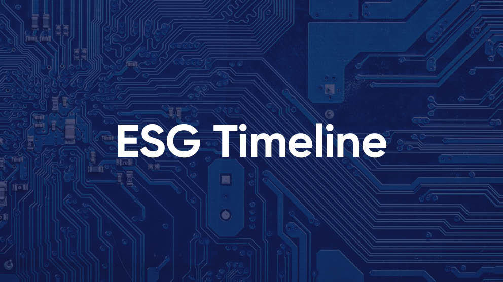 ESG timeline