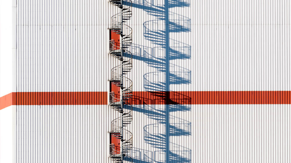 _Stairs Against Building