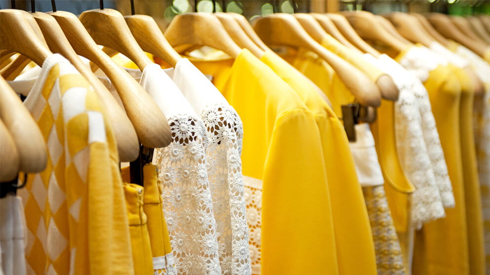 yellow clothes