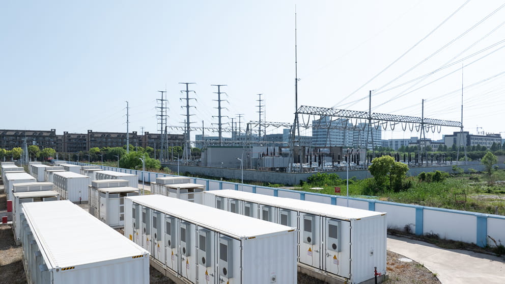 Battery Storage Plant and City