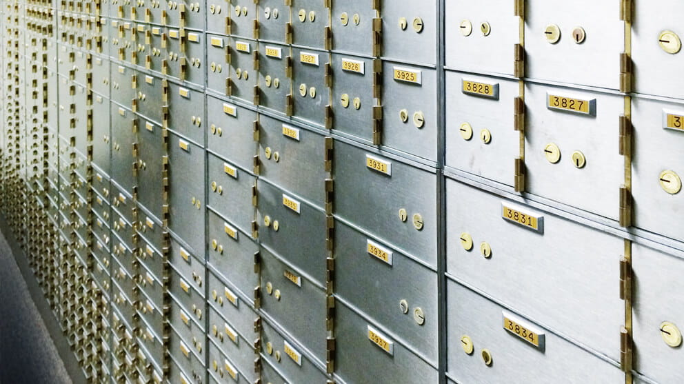 /Taylor Wessing/Images/Search Result Thumbnails/Insights News and Event/Sectors/Private wealth/GI-466979793_Safety Deposit boxes storage in a Bank vault