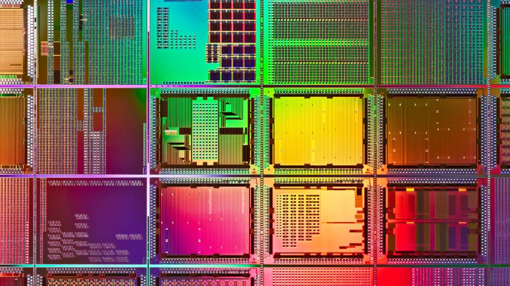 Multi-Coloured-Computer-Wafer-Macrophotography