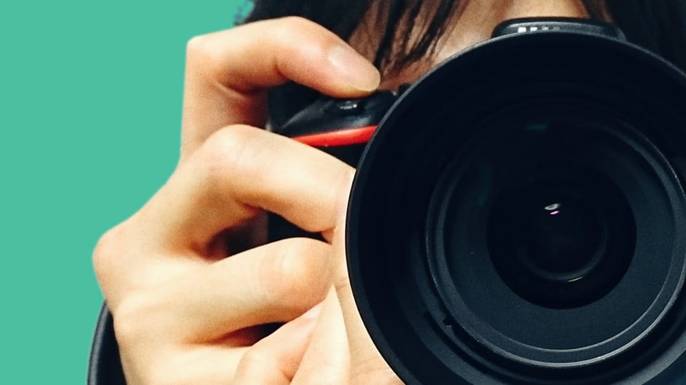 Taylor Wessing supports National Portrait Gallery Hold Still - close up of person with camera