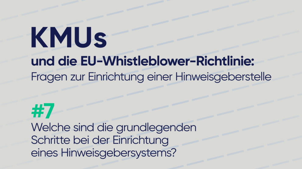 KMUs und die EU-Whistleblower Richtlinie