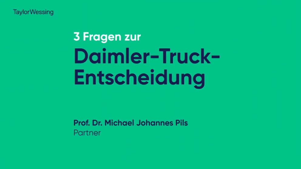 Daimler Truck Entscheidung
