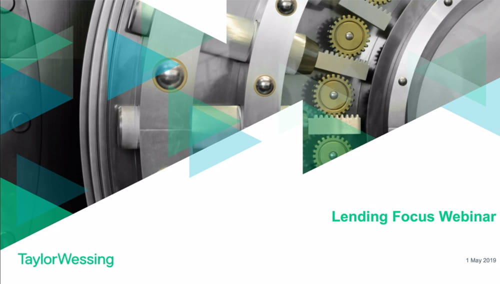 Lending Focus - May 2019